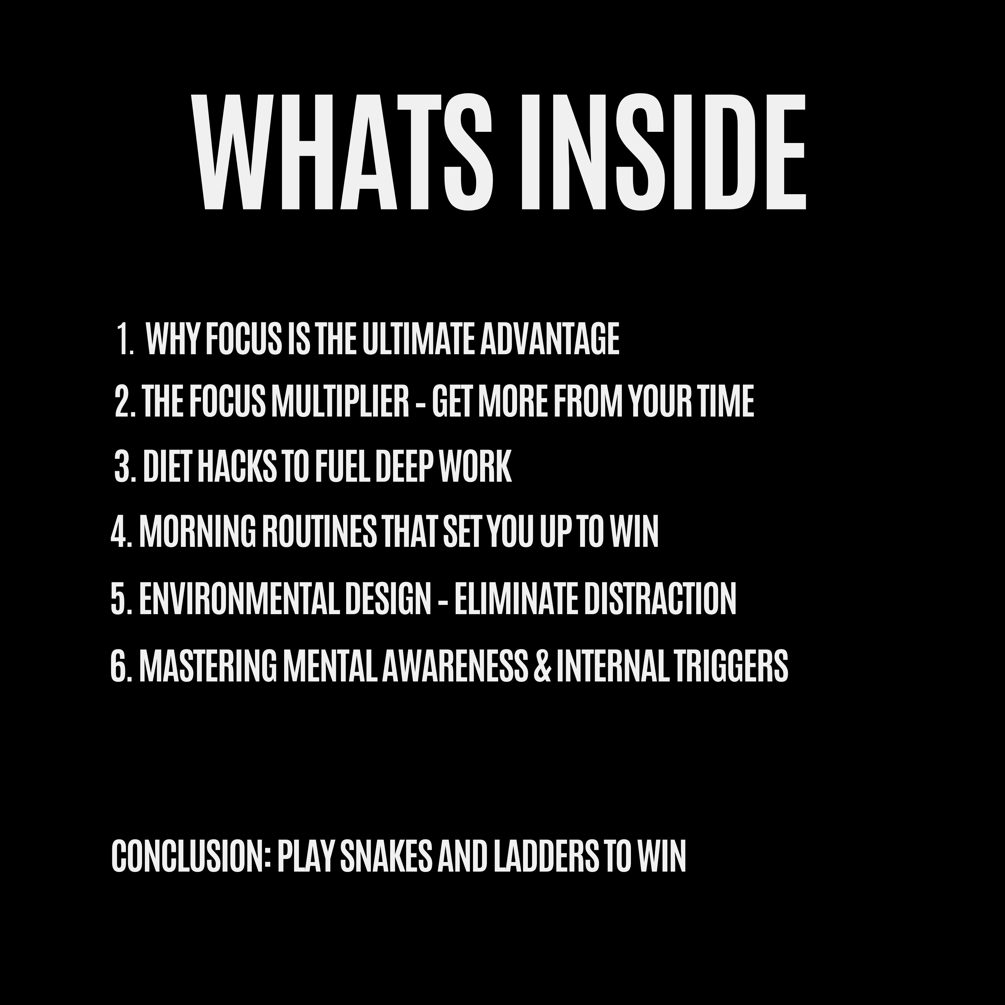 Focus Like a Millionaire