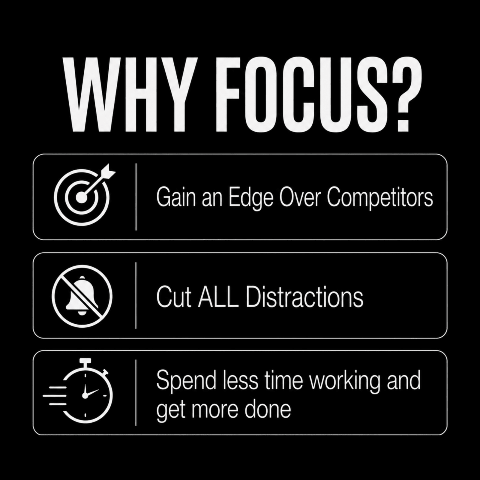 Focus Like a Millionaire - The Successful Man Journal