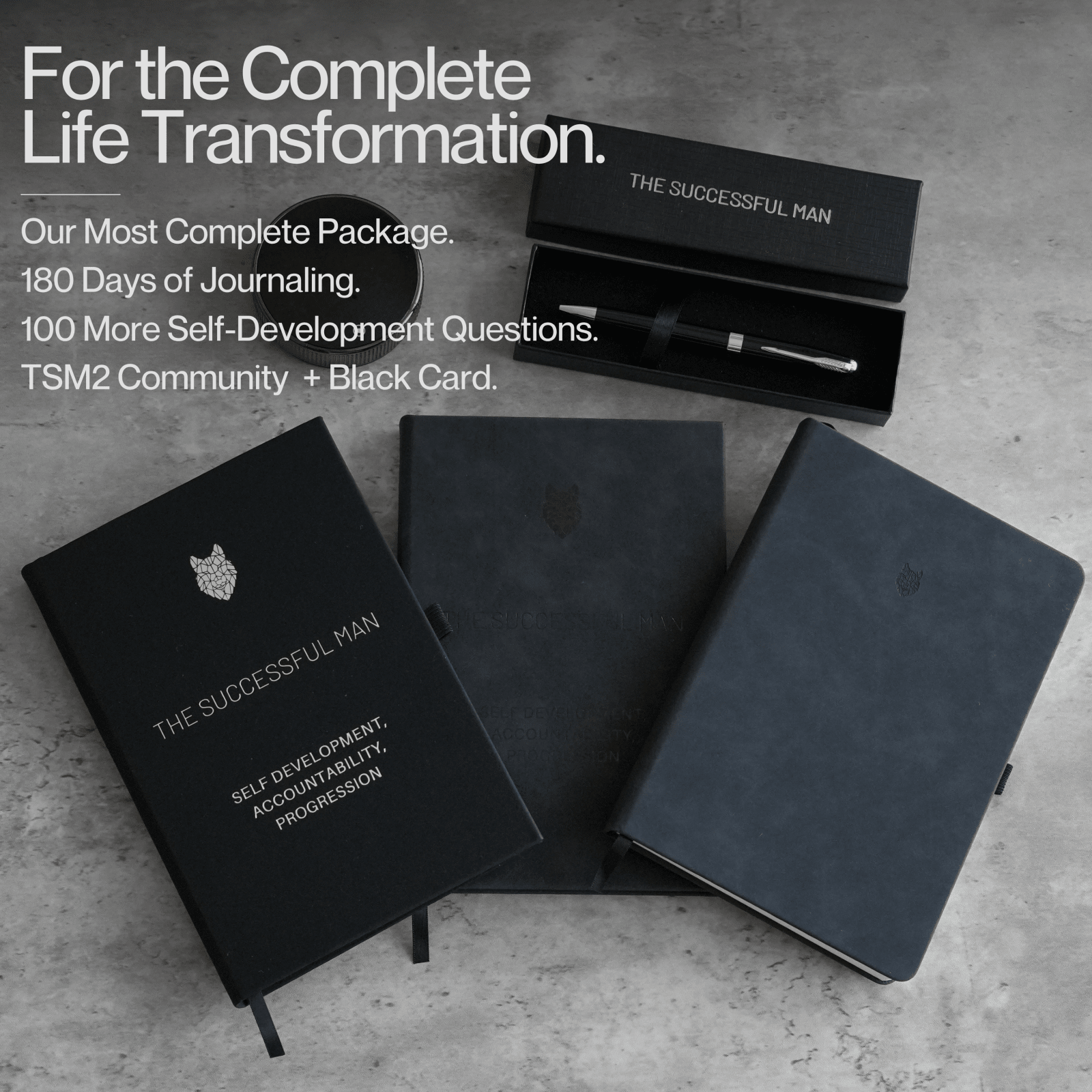 Ultimate Starter Pack 2.0 (Includes TSM1+2) - The Successful Man Journal