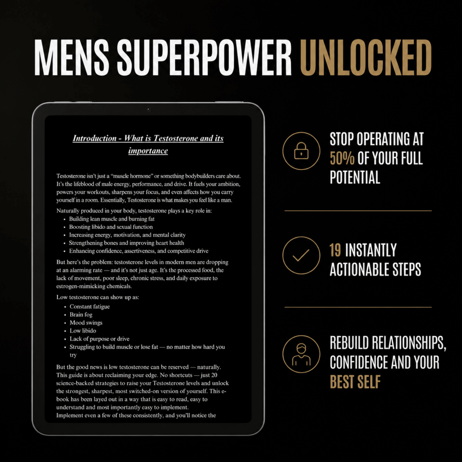 Accelerated Guide to Boosting Testosterone - The Successful Man Journal