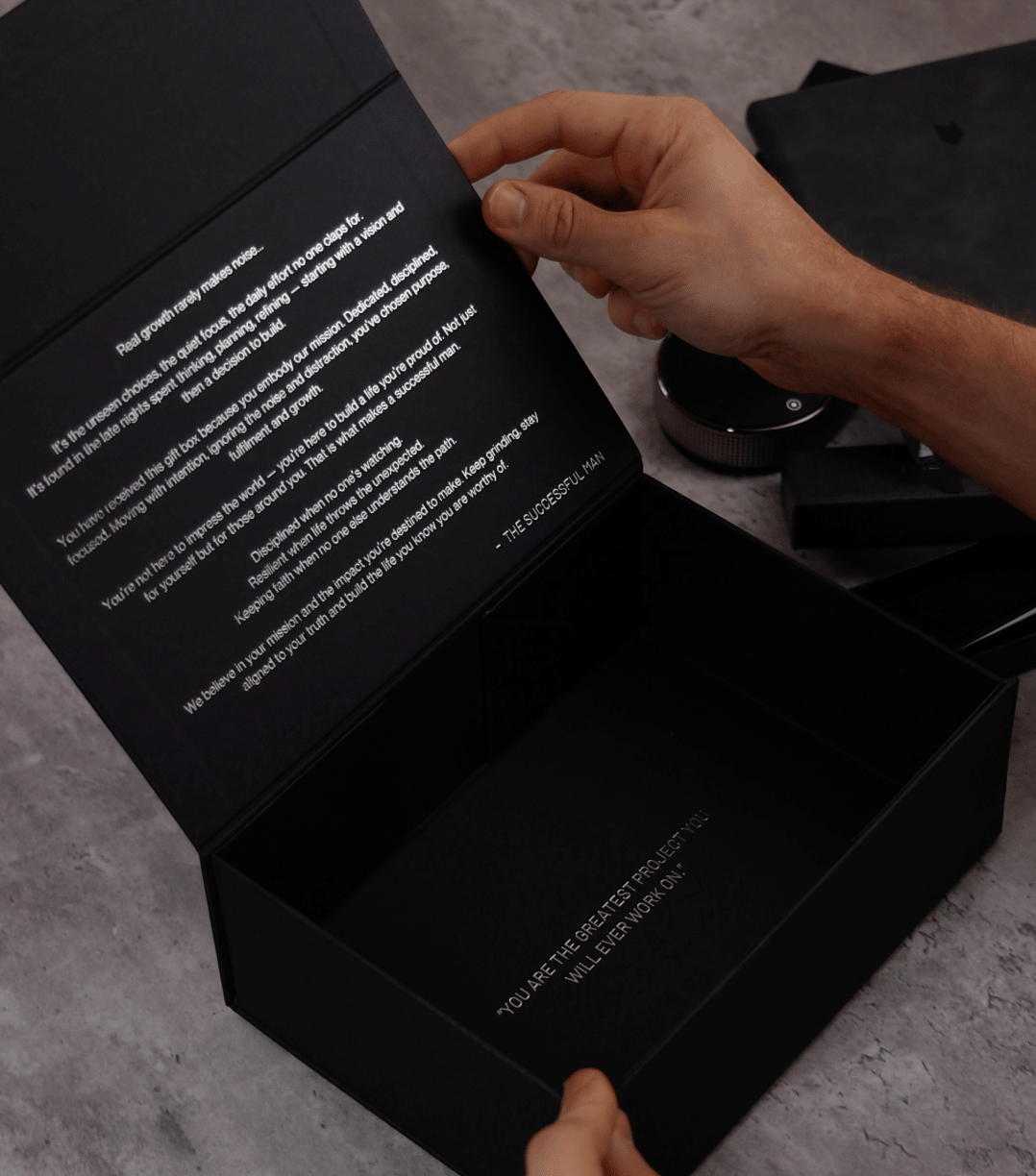 Luxury Magnet Gift Box - The Successful Man Journal